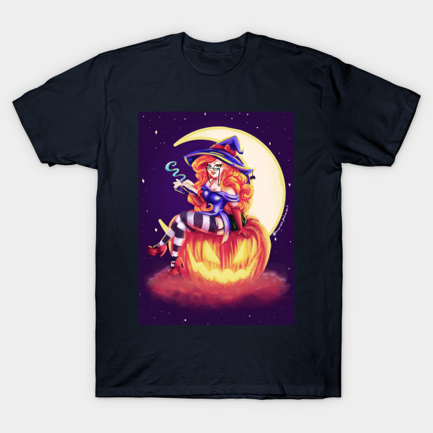 Moonlit Witch Pin Up